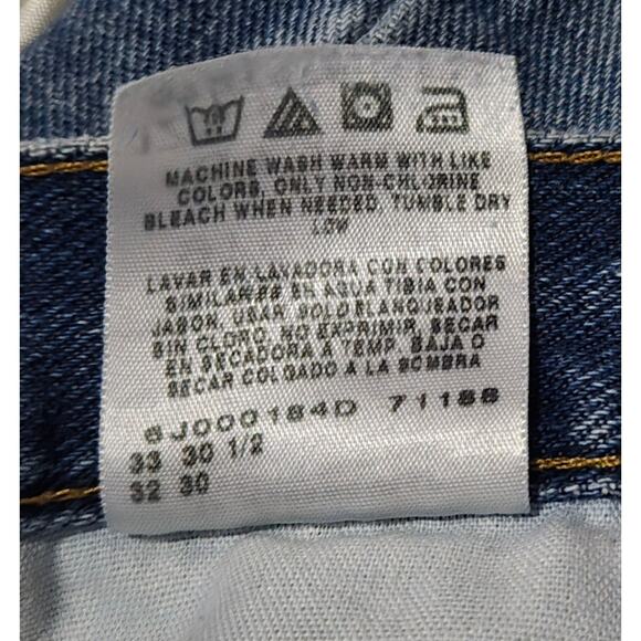 Wrangler Mens Superior Comfort Blue Jeans 31 x 30 Lightly Faded and Thrashed - Picture 7 of 9